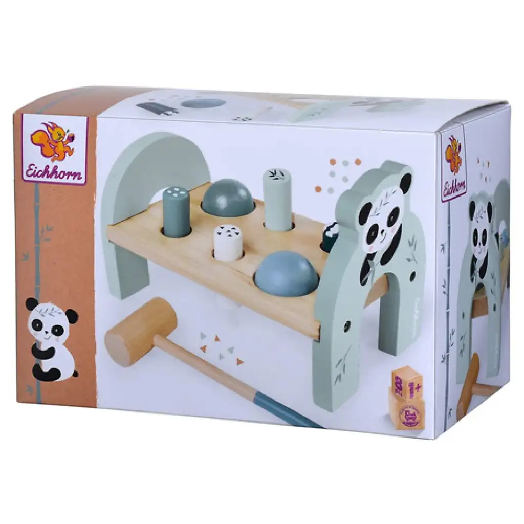 Holz-Panda-Hammer-Spiel - Eichhorn