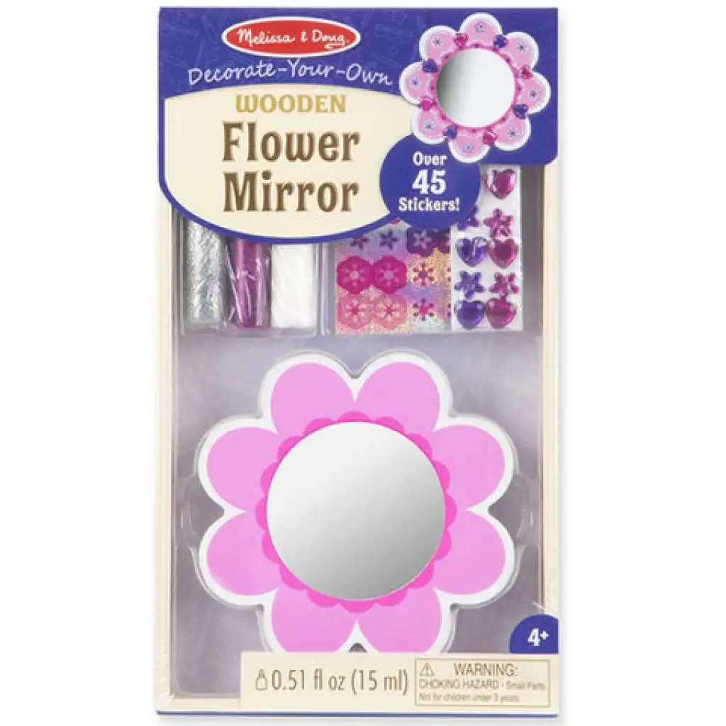 Holzblumen-Spiegel-Dekorationsset - Melissa & Doug