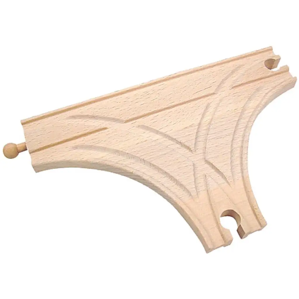 Holzeisenbahnschienen-Weichenstück