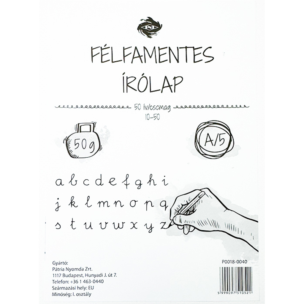 Holzfreies Schreibpapier 10-50 A/5, Packung mit 50 Stück