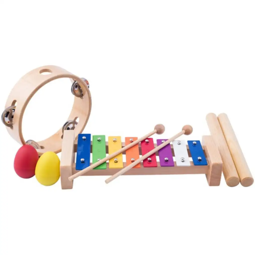 Holzinstrumenten-Set, 4-teilig