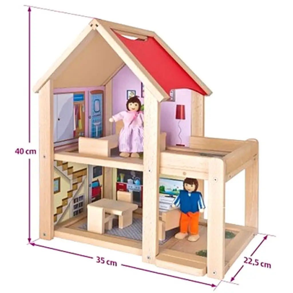 Holzpuppenhaus - Eichhorn kép 2