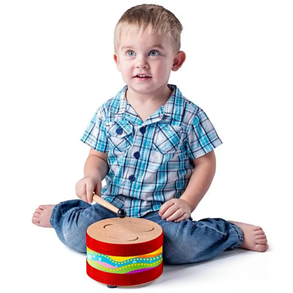 Holztrommel 15cm - Woodyland kép 2