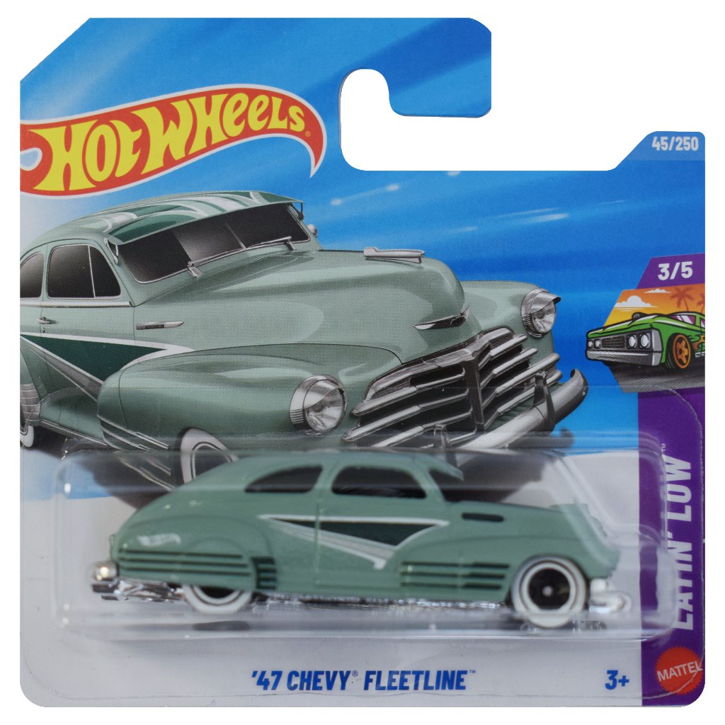 Hot Wheels: 47 Chevy Fleetline grünes Spielzeugauto 1/64 - Mattel