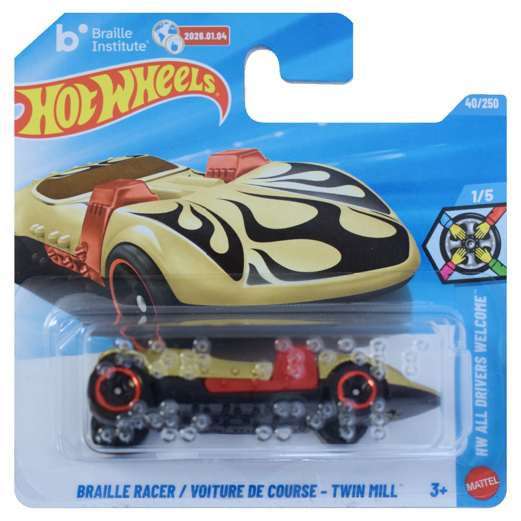 Hot Wheels: Braille Racer / Rennwagen – Twin Mill Spielzeugauto 1/64 – Mattel