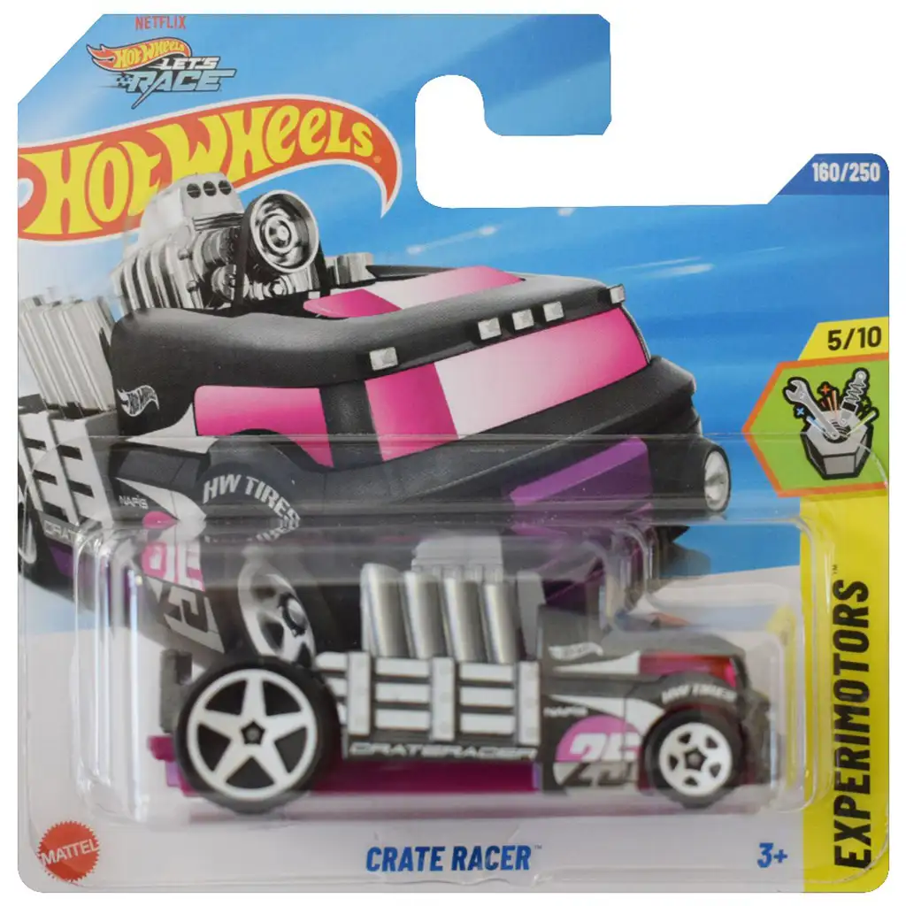 Hot Wheels: Crate Racer Spielzeugauto 1/64 - Mattel