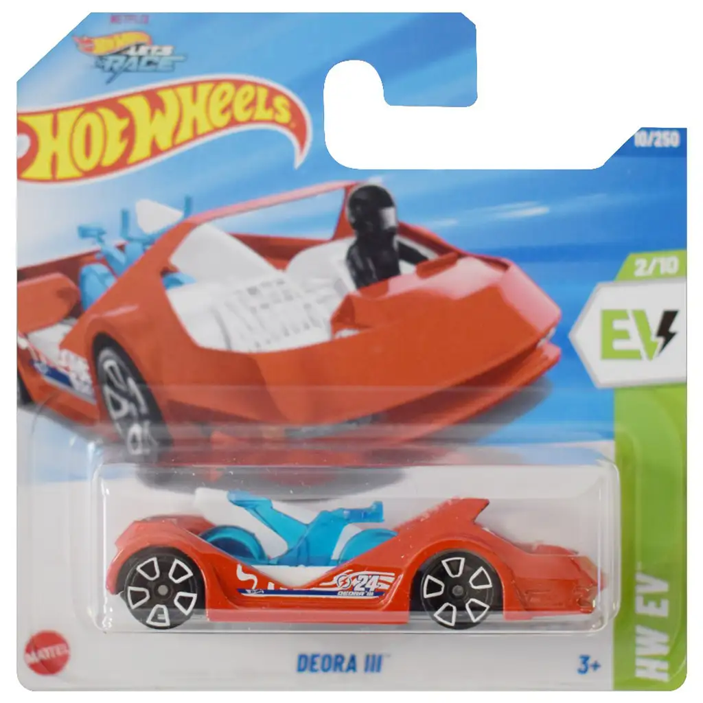Hot Wheels: Deora III orange-blaues Spielzeugauto 1/64 - Mattel