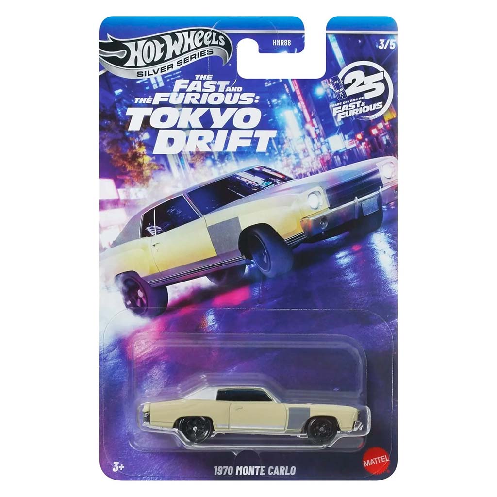 Hot Wheels: Fast & Furious 1970 Monte Carlo Spielzeugauto 1/64 – Mattel kép 1