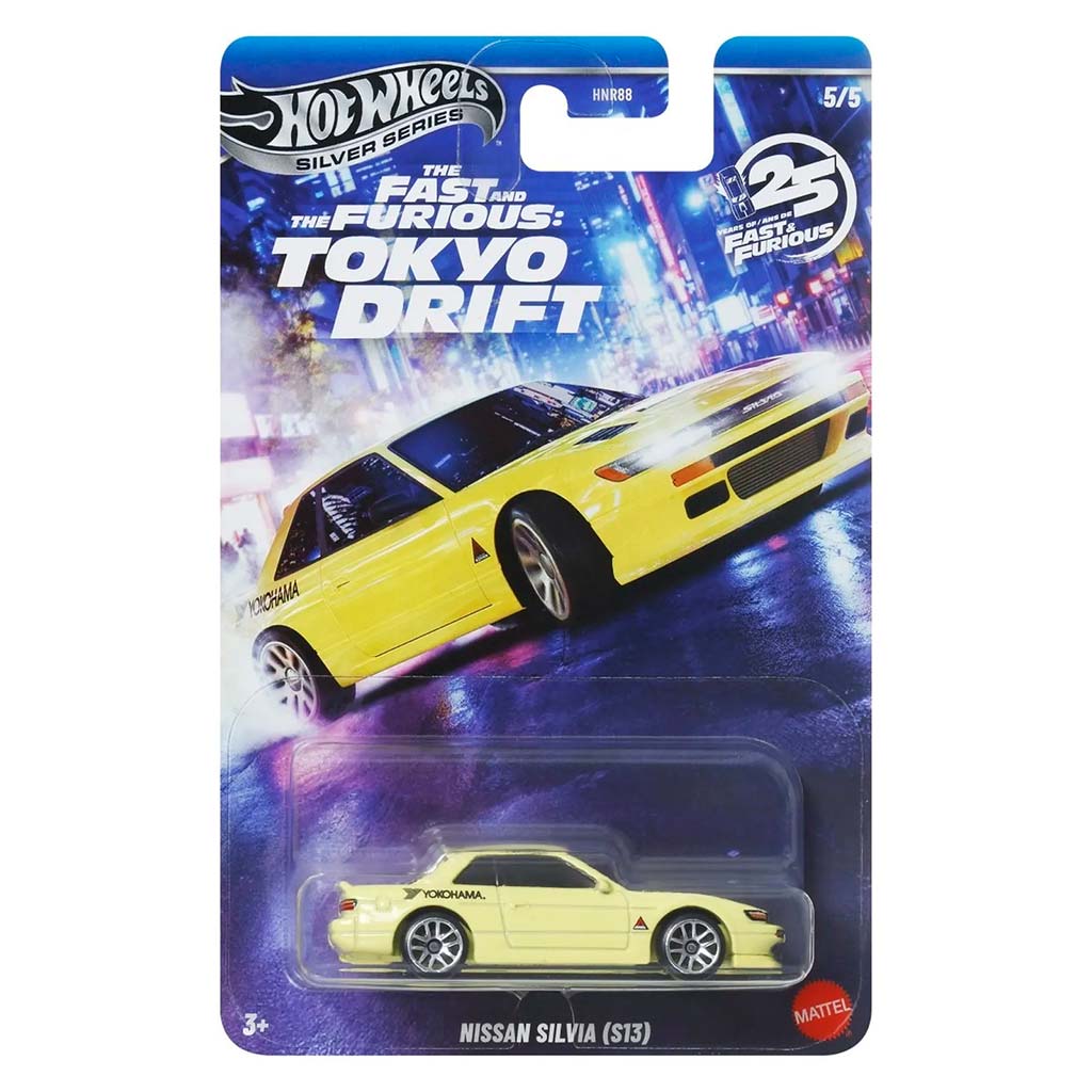 Hot Wheels: Fast & Furious Nissan Silvia S13 Spielzeugauto 1/64 - Mattel