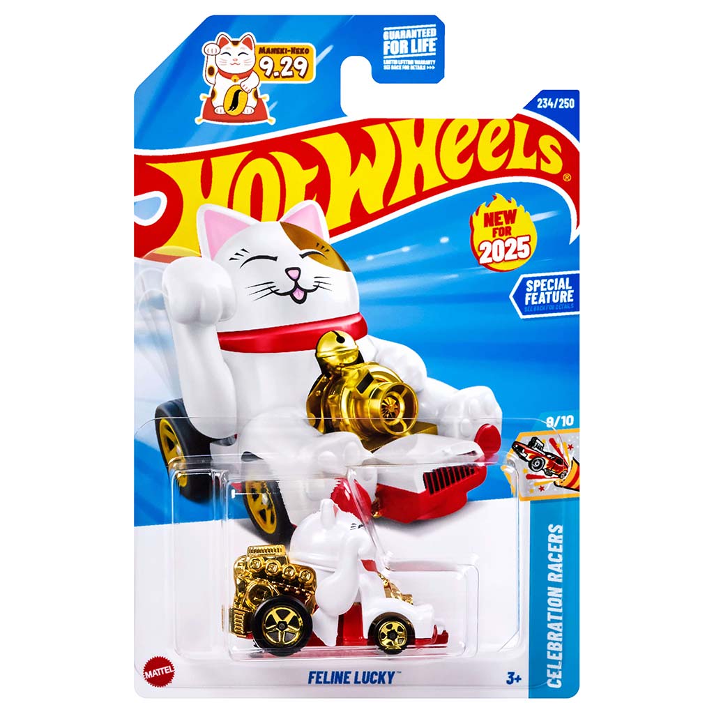 Hot Wheels: Feline Lucky Spielzeugauto 1/64 - Mattel kép 1
