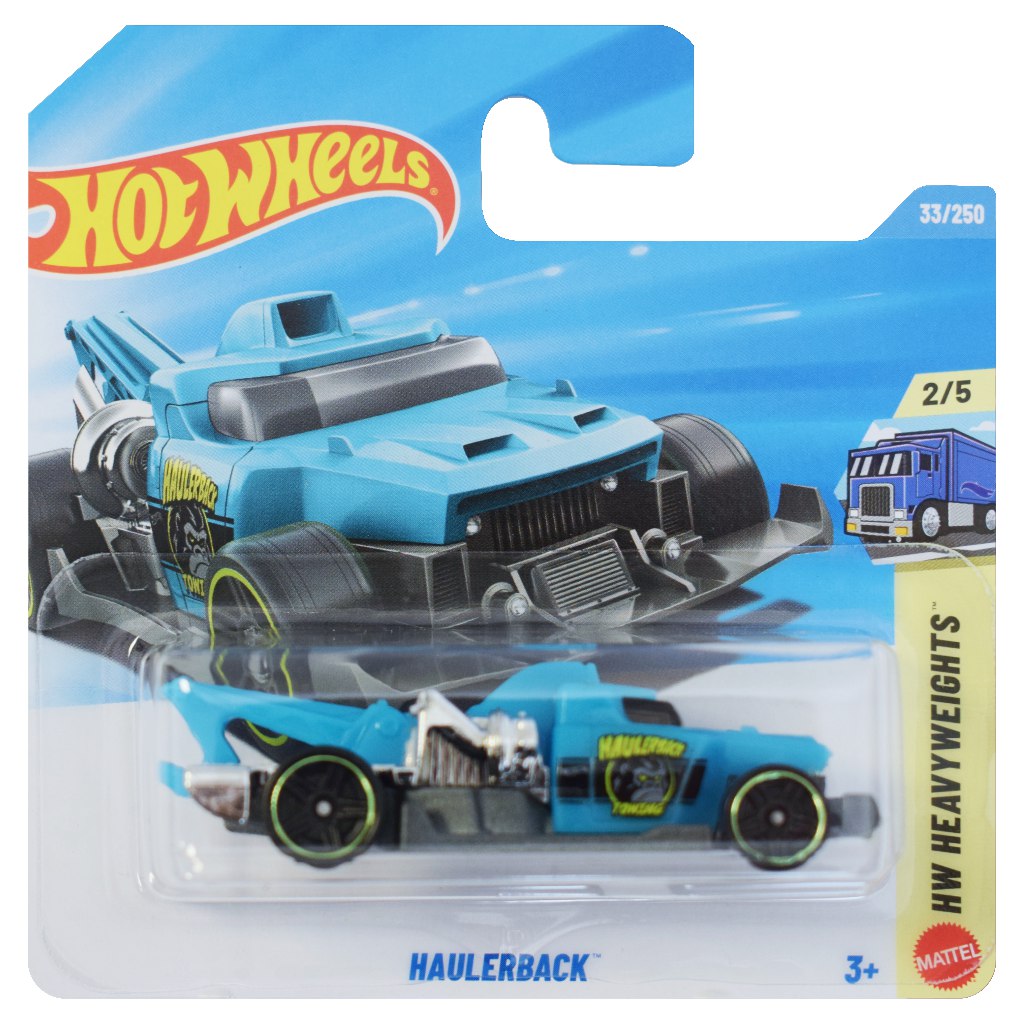 Hot Wheels: Haulerback blaues Mini-Auto 1/64 – Mattel