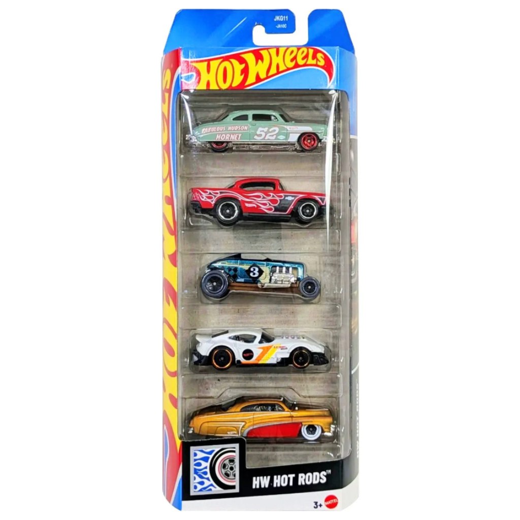 Hot Wheels: Hot Rods 5er-Set Modellautos im Maßstab 1:64 – Mattel