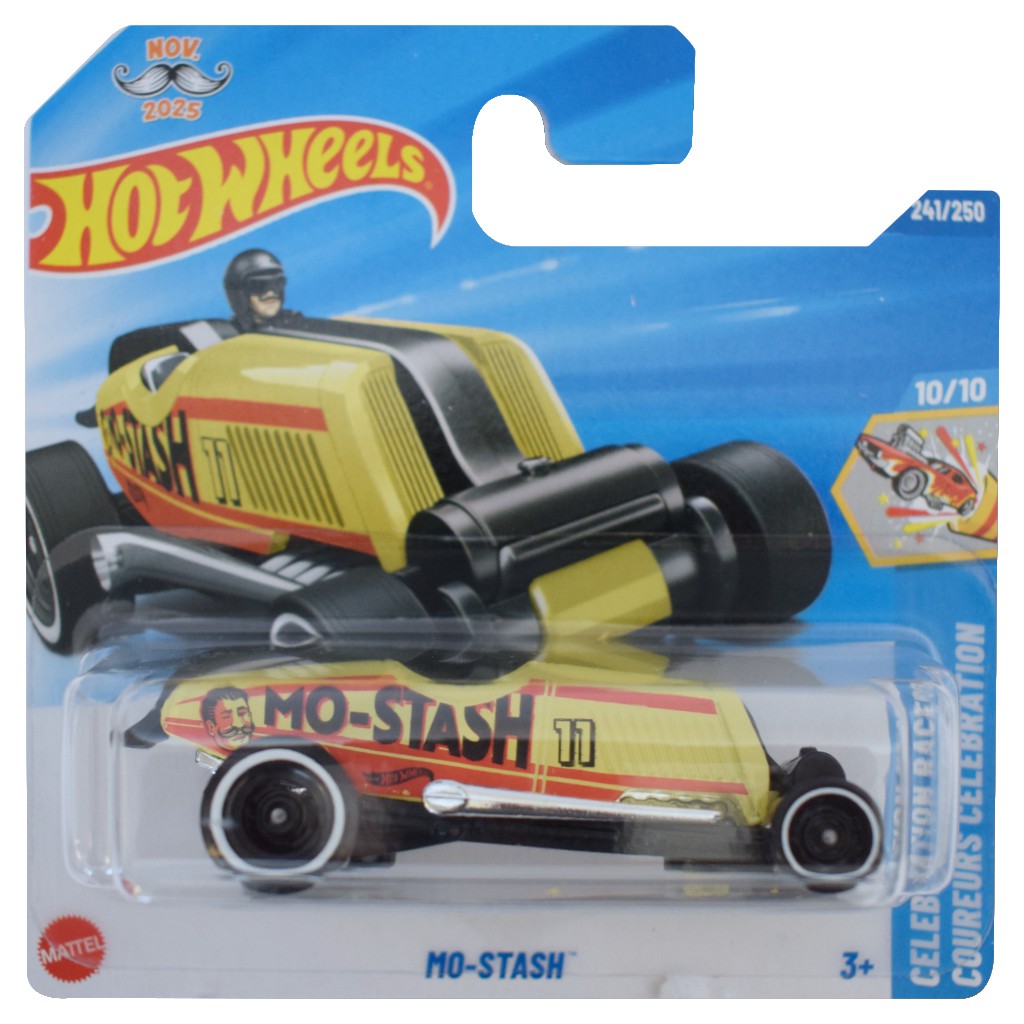 Hot Wheels: Mo-Stash gelbes kleines Auto 1/64 - Mattel