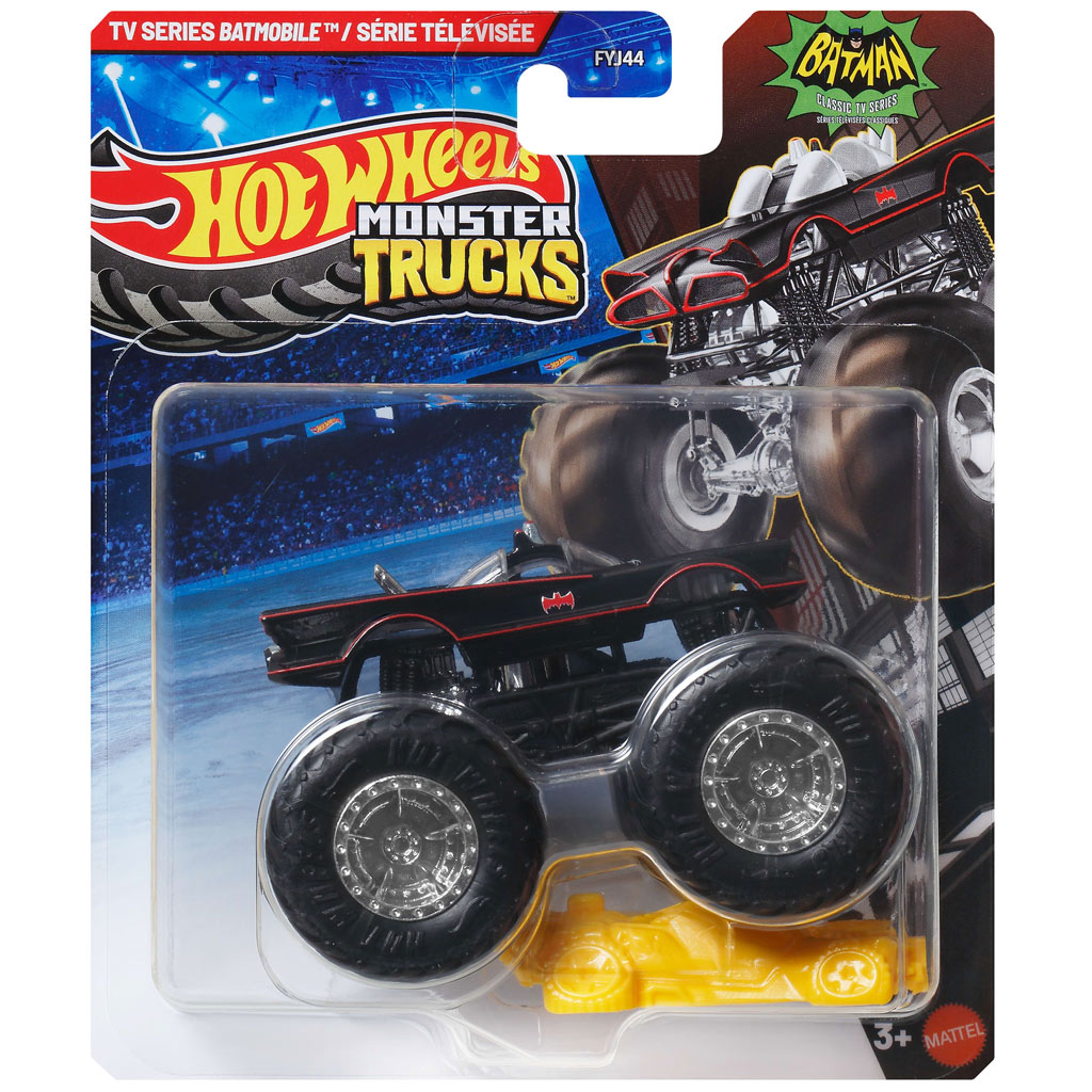 Hot Wheels Monster Trucks: Batmobile aus der TV-Serie Spielzeugauto 1/64 - Mattel
