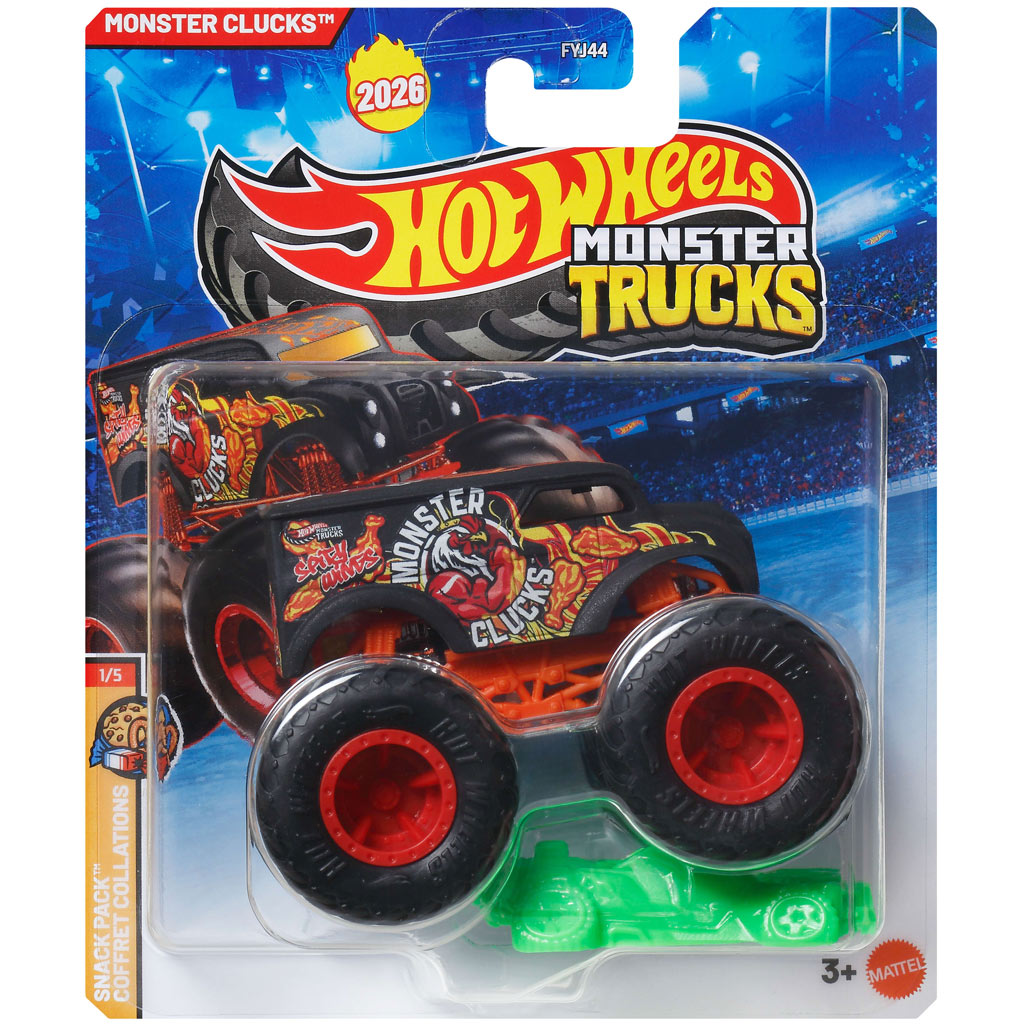 Hot Wheels Monster Trucks: Monster Clucks Spielzeugauto 1:64 - Mattel