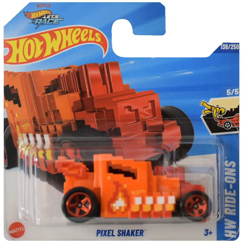 Hot Wheels: Pixel Shaker orange Spielzeugauto 1/64 - Mattel
