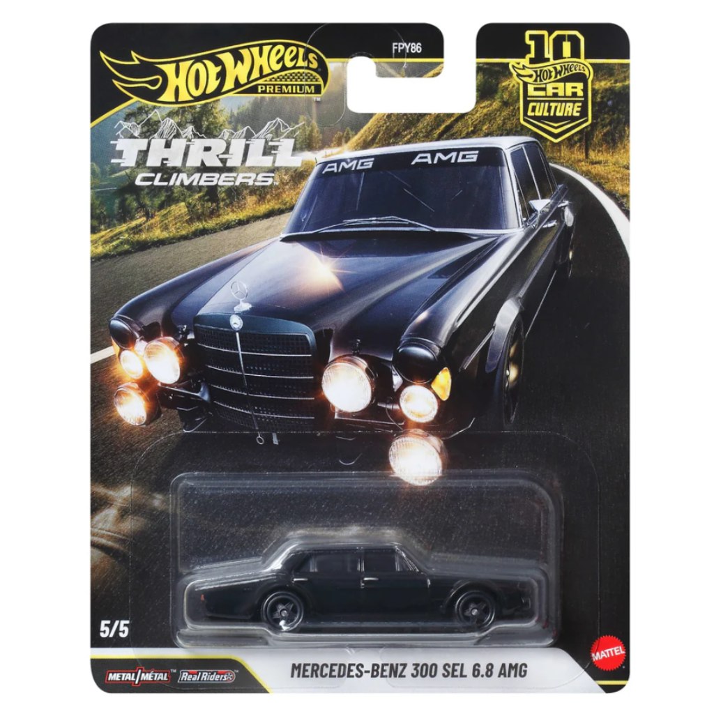 Hot Wheels Premium: Cool-Tour Mercedes-Benz 300 SEL 6,8 AMG Modellauto 1:64 - Mattel