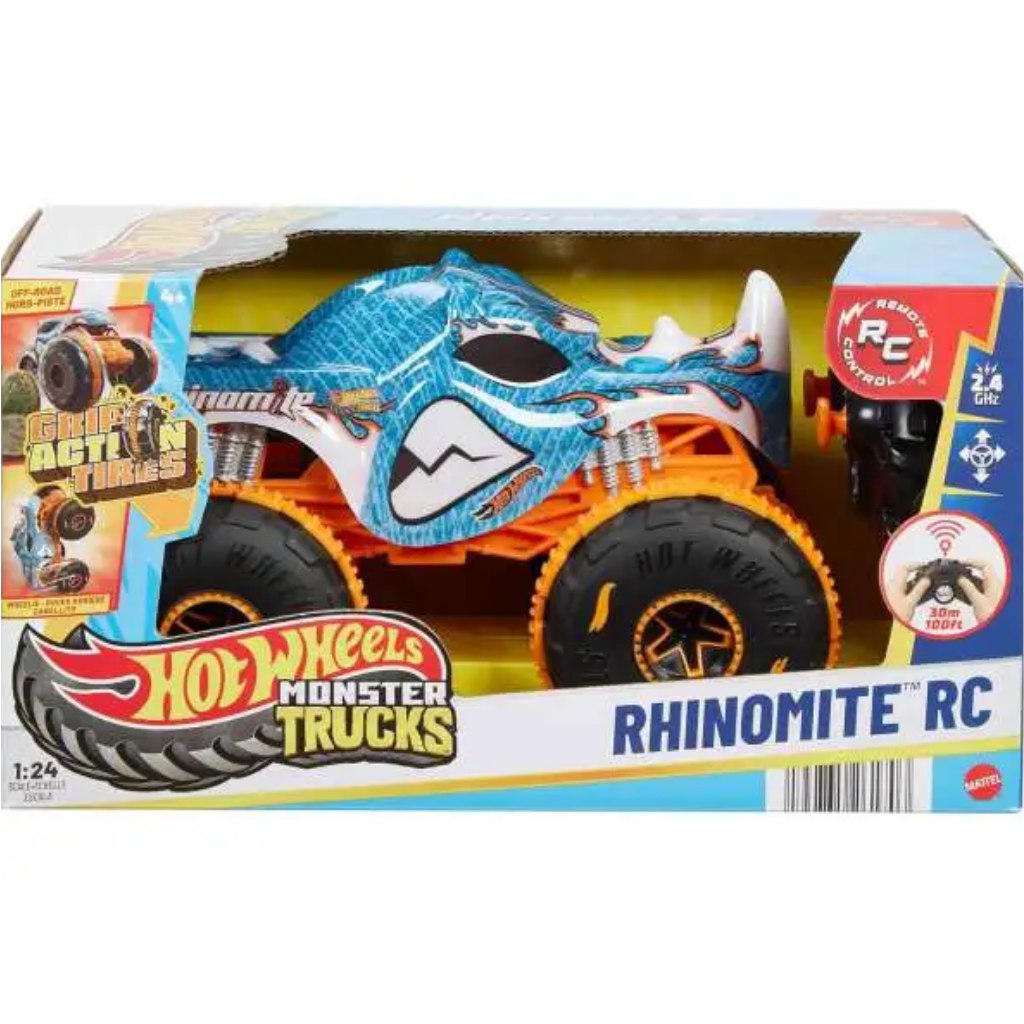 Hot Wheels: RC Rhinomite ferngesteuertes Auto 1:24 – Mattel