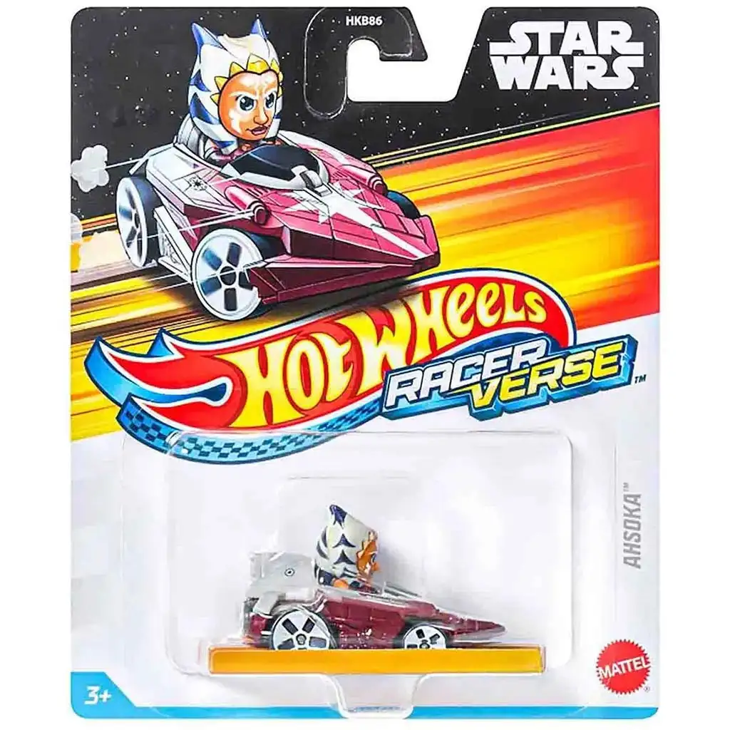 Hot Wheels: RacerVerse - Star Wars Ahsoka Charakter Spielzeugauto - Mattel