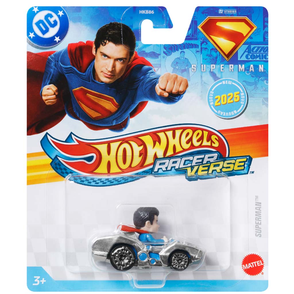 Hot Wheels: RacerVerse Superman Spielzeugauto 1/64 – Mattel