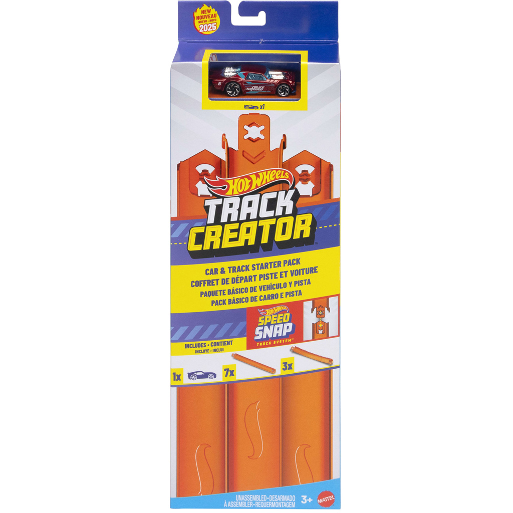 Hot Wheels Streckenersteller: Gerades Strecken-Set – Mattel