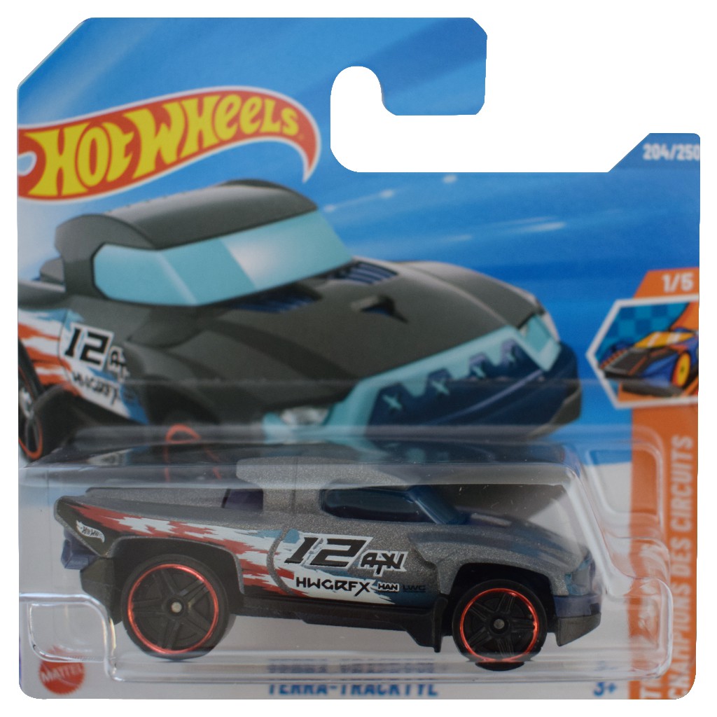 Hot Wheels: Terra Tracktyl graues kleines Auto 1/64 - Mattel