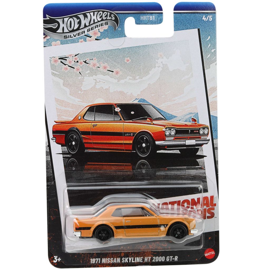 Hot Wheels: Vintage 1971 Nissan Skyline HT 2000 GT-R Modellauto 1/64 – Mattel
