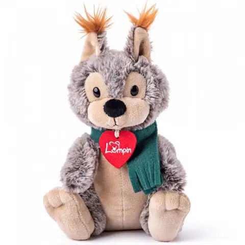 Hubert Eichhörnchen Plüschfigur 24cm - Lumpin