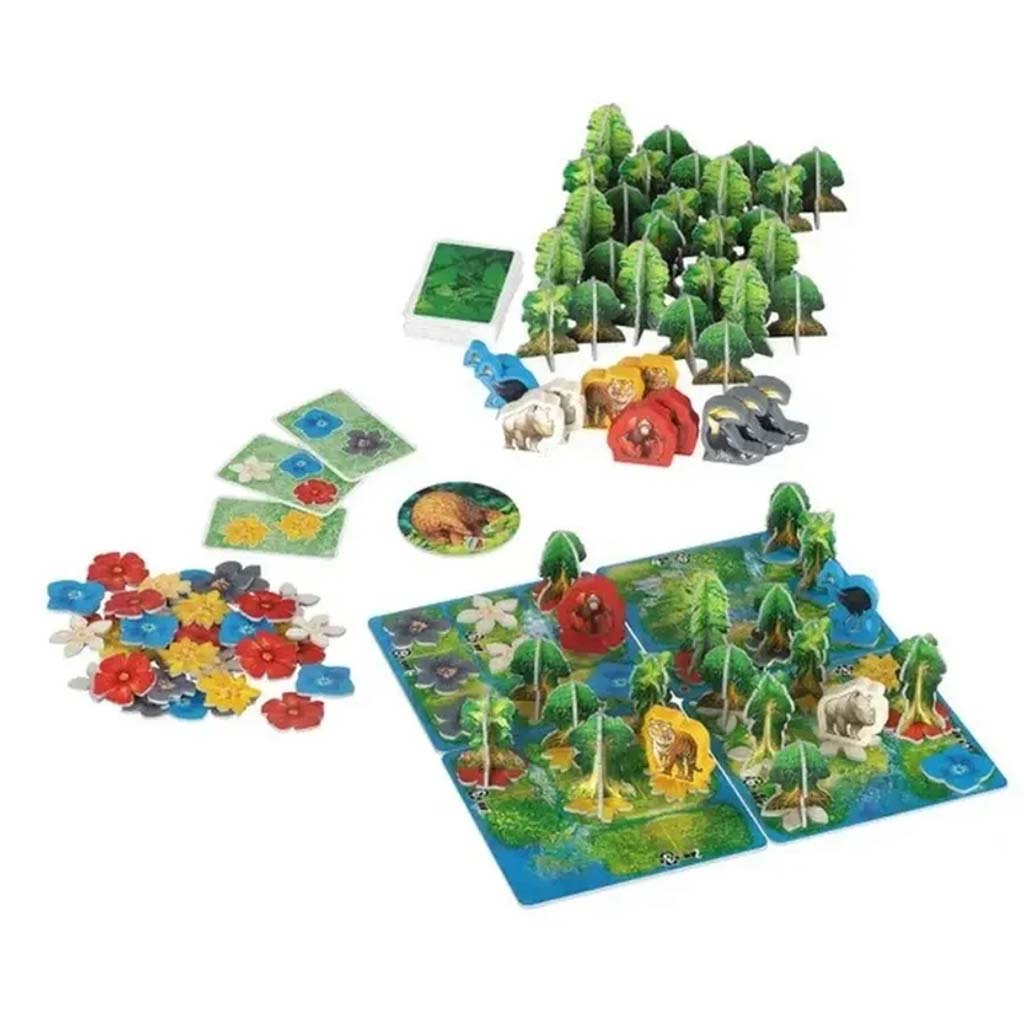 Hutan – Die Welt der Regenwälder Brettspiel kép 2