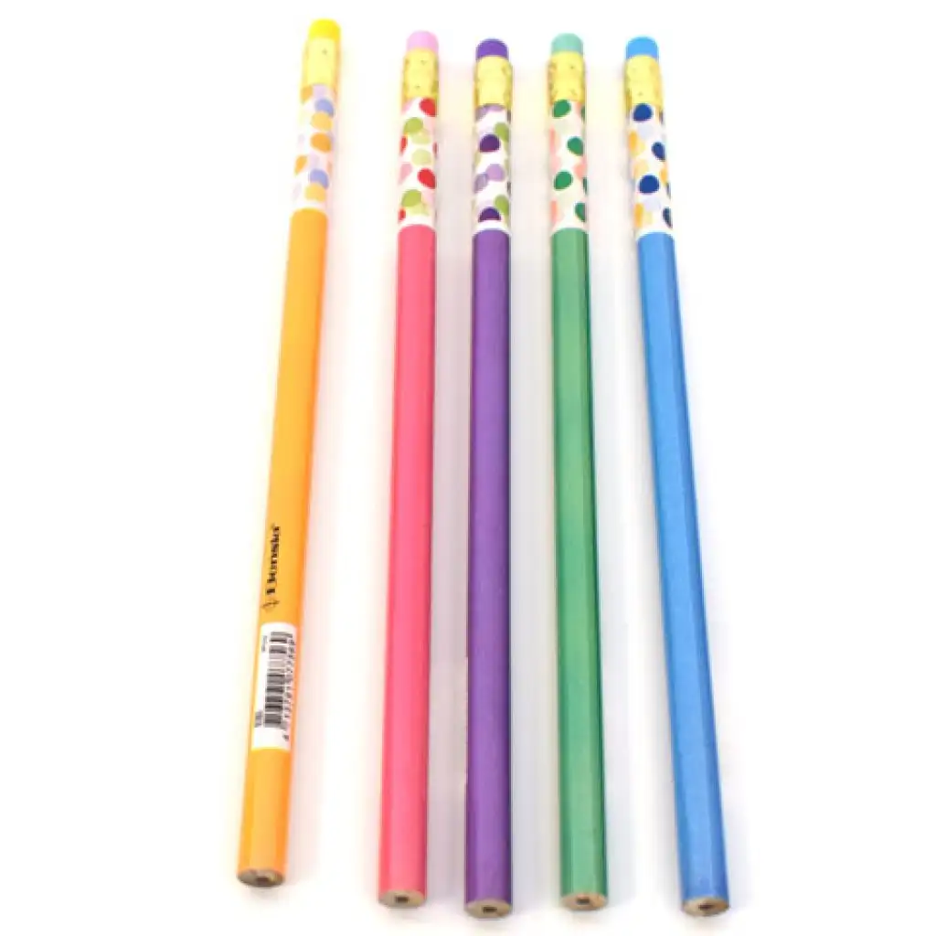 ICO: BENSIA Gepunkteter Bleistift mit Radiergummi 1 Stk