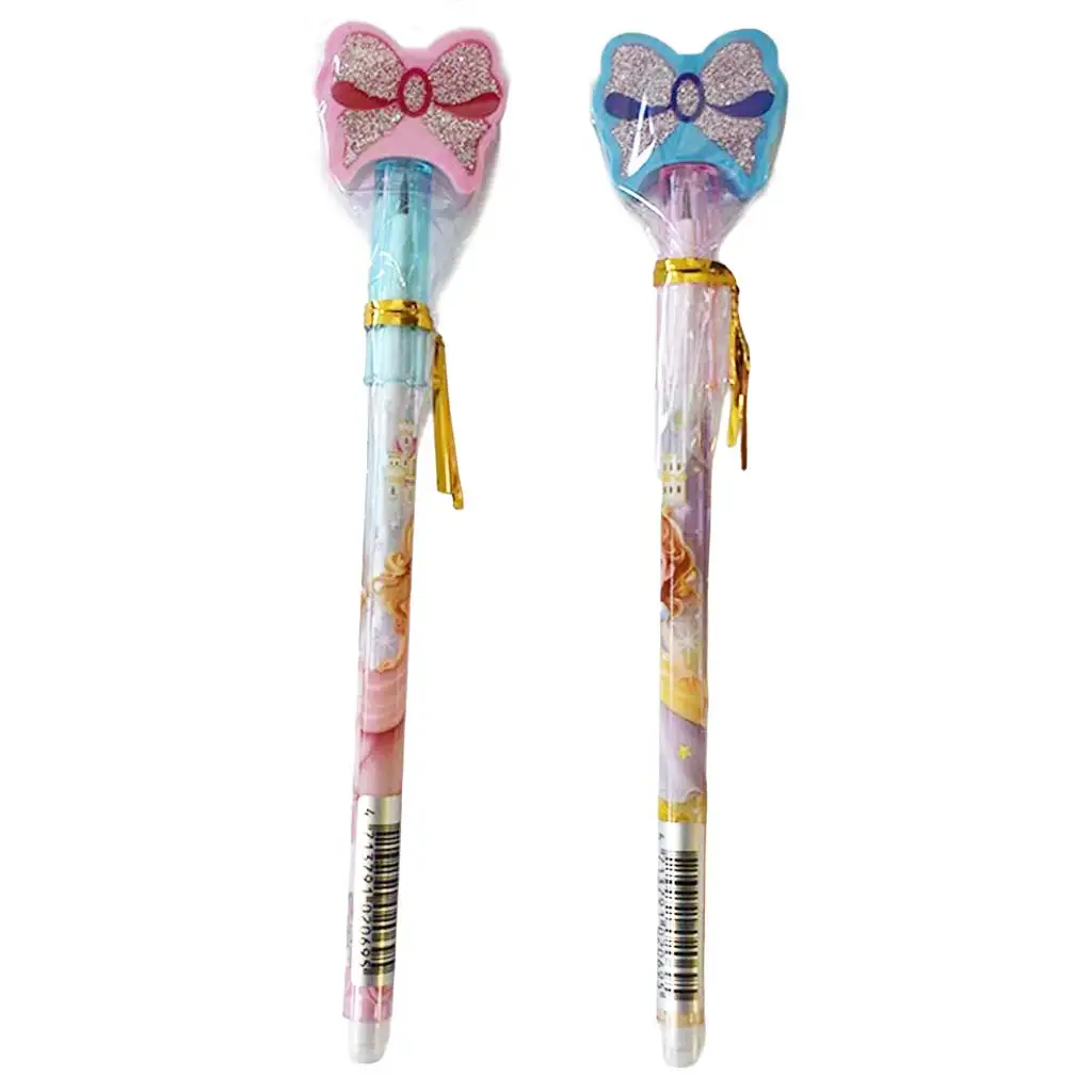 ICO: Bensia Druckbleistift mit Prinzessinnen-Design und schmetterlingsförmigem Radiergummi 1 Stk.