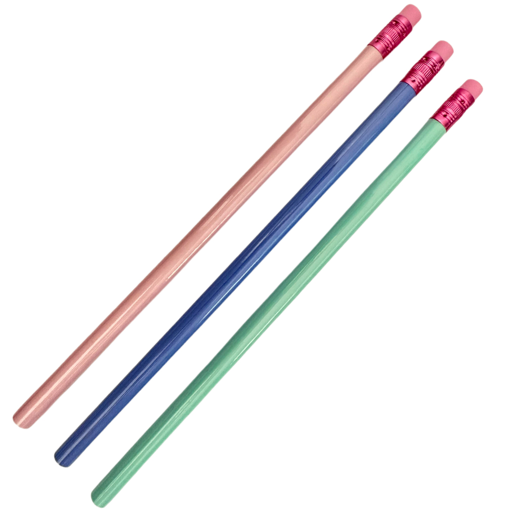 ICO: Bensia Pastellfarbener Graphitstift mit Radiergummi, in verschiedenen Ausführungen, 1 Stück