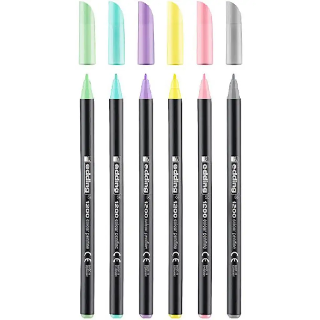 ICO: Edding 1200 Fasermaler Pastell-Set 6-teilig kép 2