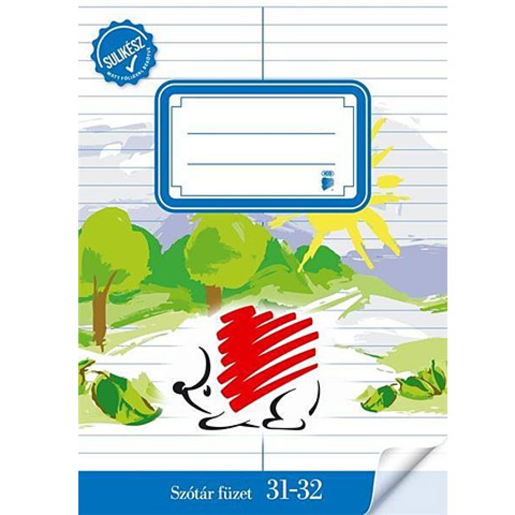 ICO: Igel schulbereit gebundenes Wörterbuchheft A/5 31-32 kép 1