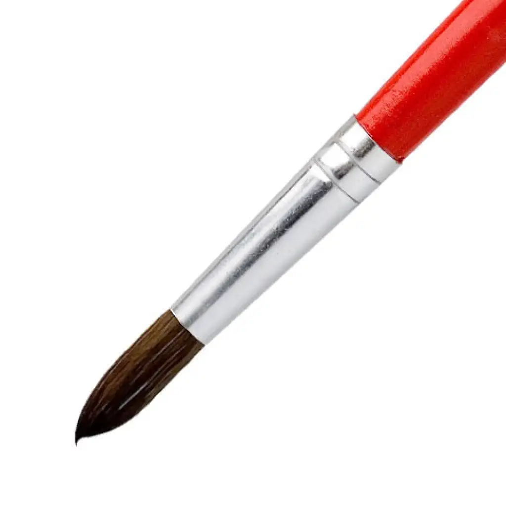 ICO: Pinsel mit bemaltem Holzgriff und Ponyhaar, Größe 12 kép 2