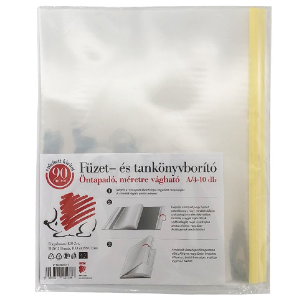 ICO: Premium Igel Heft- und Lehrbuchumschlag A/4 10 Stück