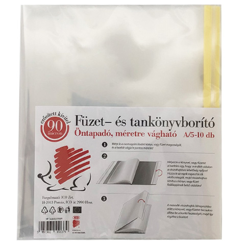 ICO: Premium Igel Heft- und Lehrbuchumschlag A/5 10er-Pack