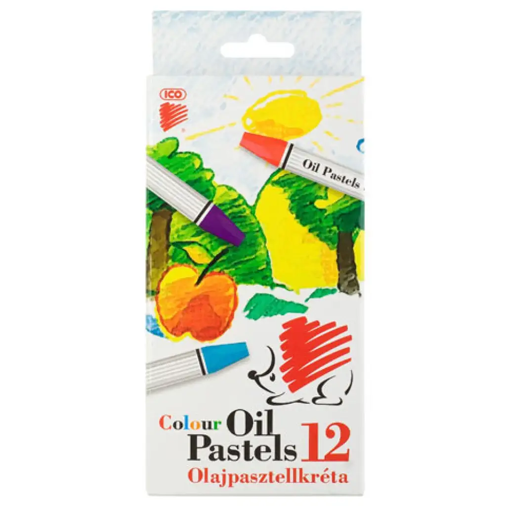 ICO: Igel Ölkreide 12er-Pack kép 4