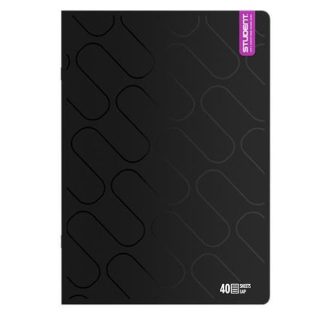 ICO: Student Premium Black Heft A/4 liniert 40 Blatt