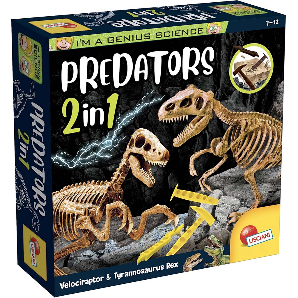 Ich bin Genius Predator 2-in-1 Archäologie-Set - Lisciani