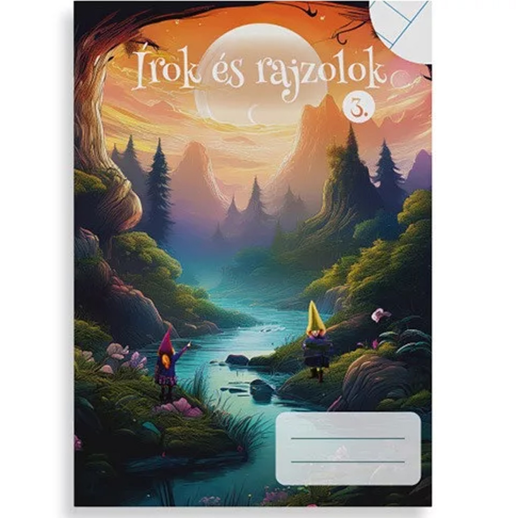 Ich schreibe und zeichne 3. Klasse 2-in-1 liniert und blanko Heft A/5