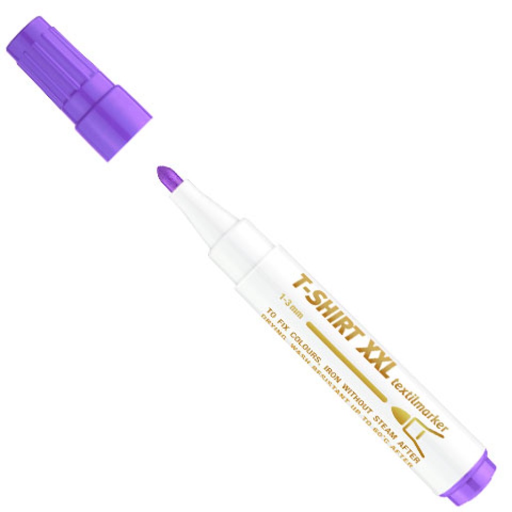 Ico: XXL Textilmarker in lila Farbe
