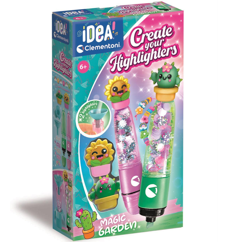 Idea! Magic Garden Textmarker-Bastelset - Clementoni