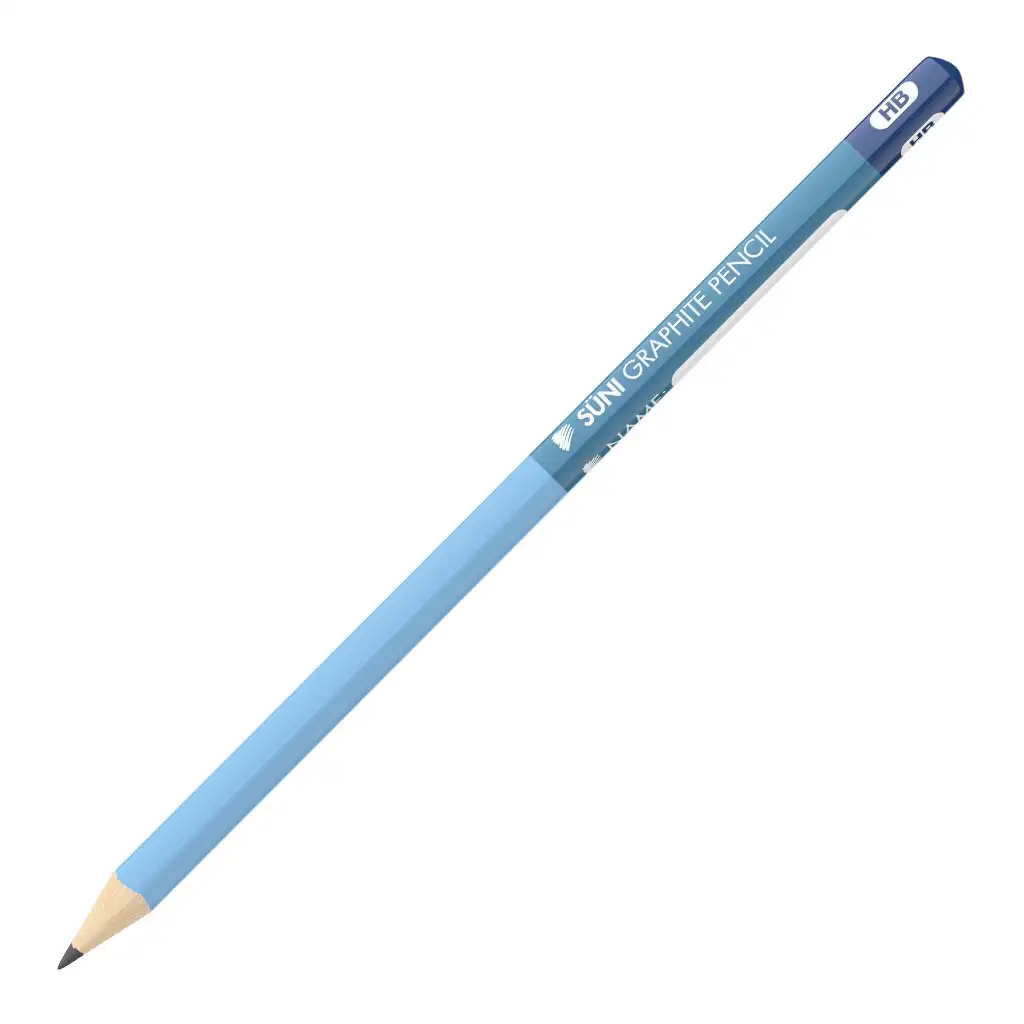 Igel dreieckiger stahlblauer Graphitstift HB
