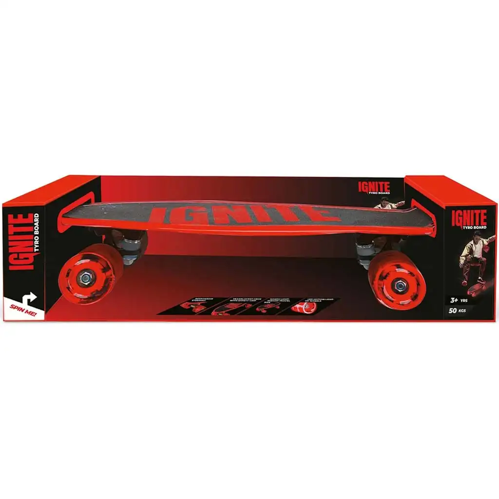 Ignite rot-schwarzes Skateboard - Mondo Toys