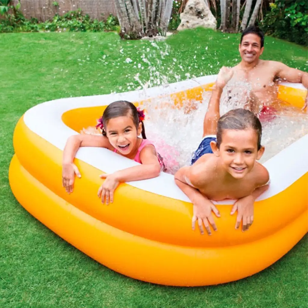 Intex: Mandarin Familienpool 229x147x46cm kép 2