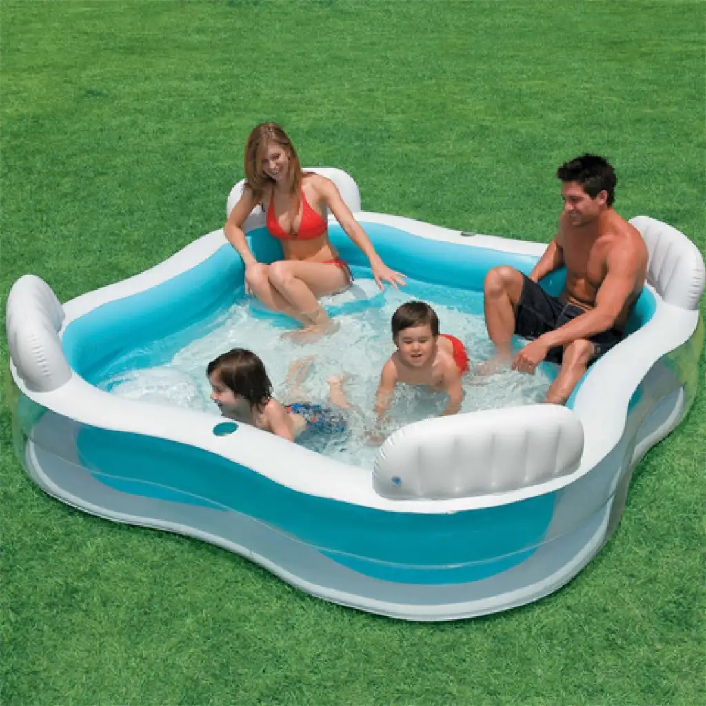 Intex: Swim Center Familienpool 229x229x66cm kép 2