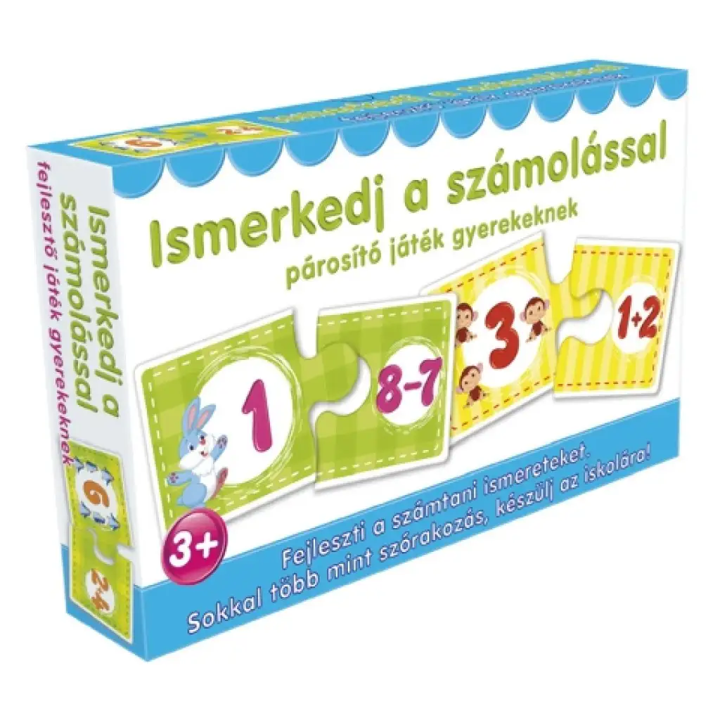 Lerne das Zählen mit einem Zuordnungsspiel.