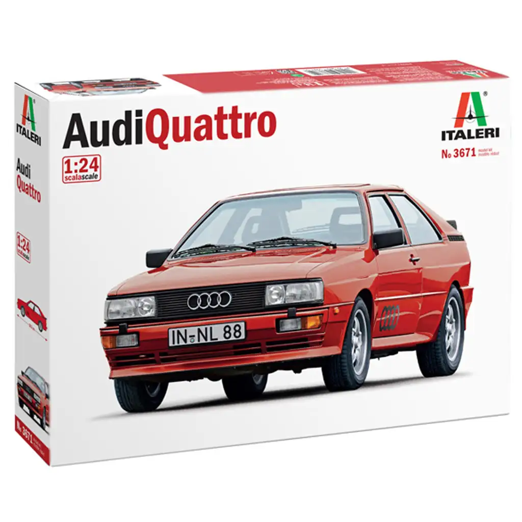 Italeri 1/24 Audi Quattro Automodellbausatz