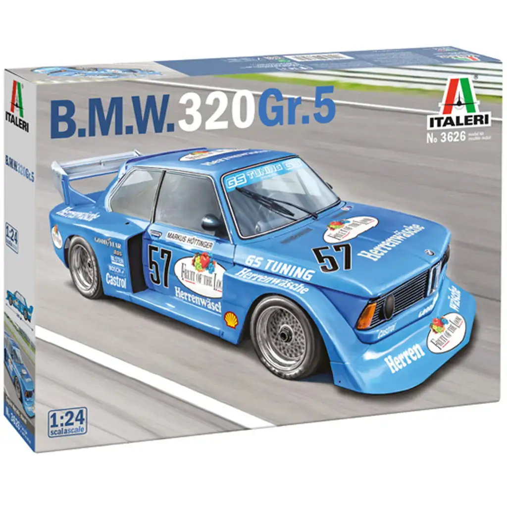 Italeri 1/24 BMW 320 Gr.5 Rennwagen Modellbausatz